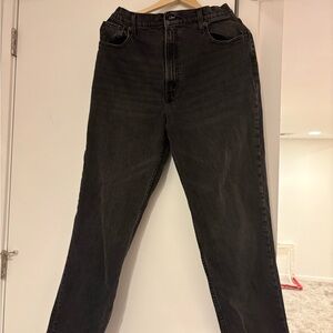 Abercrombie & Fitch women's Dark Gray Relaxed Jeans